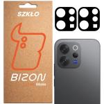 Set 2 folii sticla securizata camera foto Bizon Glass Lens compatibile cu Vivo V70 5G, Negru 3 - lerato.ro