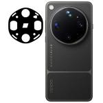 Set 2 folii sticla securizata camera foto Bizon Glass Lens compatibile cu Oppo Find X9 Ultra, Negru 2 - lerato.ro