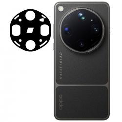 Set 2 folii sticla securizata camera foto Bizon Glass Lens compatibile cu Oppo Find X9 Ultra, Negru