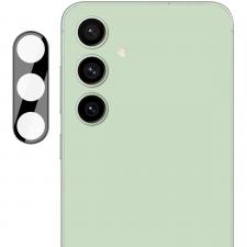 Set 2 folii sticla securizata camera foto Bizon Glass Lens compatibile cu Samsung Galaxy S24 FE, Negru