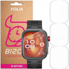 Set 3 folii de protectie Bizon HydroFlex compatibila cu Huawei Watch Fit 4 Pro, Transparent