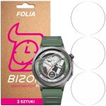 Set 3 folii de protectie Bizon HydroFlex compatibile cu OnePlus Watch 4, Transparent 2 - lerato.ro