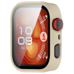 Carcasa cu protectie ecran BizonMobile Adamo compatibila cu Huawei Watch Fit 5 Pro, Bej 6 - lerato.ro