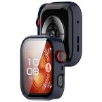 Carcasa cu protectie ecran BizonMobile Adamo compatibila cu Huawei Watch Fit 5 Pro, Albastru 5 - lerato.ro