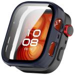 Carcasa cu protectie ecran BizonMobile Adamo compatibila cu Huawei Watch Fit 5 Pro, Albastru 2 - lerato.ro