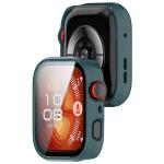 Carcasa cu protectie ecran BizonMobile Adamo compatibila cu Huawei Watch Fit 5 Pro, Verde 5 - lerato.ro