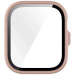 Carcasa cu protectie ecran BizonMobile Adamo compatibila cu Huawei Watch Fit 5 Pro, Roz 9 - lerato.ro