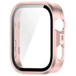 Carcasa cu protectie ecran BizonMobile Adamo compatibila cu Huawei Watch Fit 5 Pro, Satin Pink 4 - lerato.ro