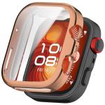Carcasa cu protectie ecran BizonMobile Felipe compatibila cu Huawei Watch Fit 5 Pro, Rose Gold 2 - lerato.ro