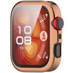 Carcasa cu protectie ecran BizonMobile Felipe compatibila cu Huawei Watch Fit 5 Pro, Rose Gold 9 - lerato.ro