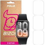 Set 3 folii de protectie Bizon HydroFlex compatibila cu Xiaomi Smart Band 10 Pro, Transparent 2 - lerato.ro