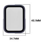 Carcasa cu protectie ecran BizonMobile Adamo compatibila cu Xiaomi Smart Band 10 Pro, Albastru 3 - lerato.ro