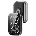Carcasa cu protectie ecran BizonMobile Adamo compatibila cu Xiaomi Smart Band 10 Pro, Transparent 5 - lerato.ro