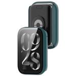 Carcasa cu protectie ecran BizonMobile Adamo compatibila cu Xiaomi Smart Band 10 Pro, Verde 5 - lerato.ro