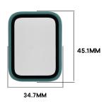 Carcasa cu protectie ecran BizonMobile Adamo compatibila cu Xiaomi Smart Band 10 Pro, Verde 3 - lerato.ro
