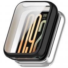 Carcasa cu protectie ecran BizonMobile Felipe compatibila cu Xiaomi Smart Band 10 Pro, Negru