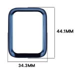 Carcasa cu protectie ecran BizonMobile Felipe compatibila cu Xiaomi Smart Band 10 Pro, Albastru 3 - lerato.ro