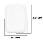 Carcasa cu protectie ecran BizonMobile Felipe compatibila cu Xiaomi Smart Band 10 Pro, Transparent 3 - lerato.ro