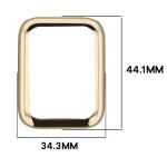Carcasa cu protectie ecran BizonMobile Felipe compatibila cu Xiaomi Smart Band 10 Pro, Gold 3 - lerato.ro