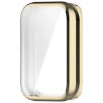 Carcasa cu protectie ecran BizonMobile Felipe compatibila cu Xiaomi Smart Band 10 Pro, Gold 4 - lerato.ro