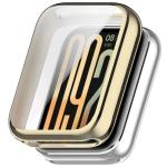 Carcasa cu protectie ecran BizonMobile Felipe compatibila cu Xiaomi Smart Band 10 Pro, Gold 2 - lerato.ro
