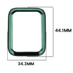 Carcasa cu protectie ecran BizonMobile Felipe compatibila cu Xiaomi Smart Band 10 Pro, Verde 3 - lerato.ro