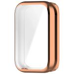 Carcasa cu protectie ecran BizonMobile Felipe compatibila cu Xiaomi Smart Band 10 Pro, Rose Gold 4 - lerato.ro