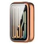 Carcasa cu protectie ecran BizonMobile Felipe compatibila cu Xiaomi Smart Band 10 Pro, Rose Gold 9 - lerato.ro