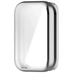 Carcasa cu protectie ecran BizonMobile Felipe compatibila cu Xiaomi Smart Band 10 Pro, Silver 4 - lerato.ro