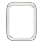 Carcasa cu protectie ecran BizonMobile Felipe compatibila cu Xiaomi Smart Band 10 Pro, Silver 7 - lerato.ro