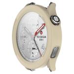 Carcasa cu protectie ecran BizonMobile Adamo compatibila cu Xiaomi Watch S5, Bej 6 - lerato.ro