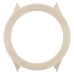 Carcasa cu protectie ecran BizonMobile Adamo compatibila cu Xiaomi Watch S5, Bej 9 - lerato.ro