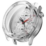 Carcasa cu protectie ecran BizonMobile Adamo compatibila cu Xiaomi Watch S5, Transparent 2 - lerato.ro