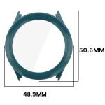 Carcasa cu protectie ecran BizonMobile Adamo compatibila cu Xiaomi Watch S5, Verde 3 - lerato.ro