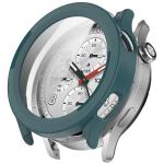 Carcasa cu protectie ecran BizonMobile Adamo compatibila cu Xiaomi Watch S5, Verde 2 - lerato.ro
