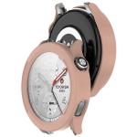 Carcasa cu protectie ecran BizonMobile Adamo compatibila cu Xiaomi Watch S5, Roz 5 - lerato.ro