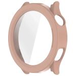 Carcasa cu protectie ecran BizonMobile Adamo compatibila cu Xiaomi Watch S5, Roz 4 - lerato.ro