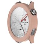 Carcasa cu protectie ecran BizonMobile Adamo compatibila cu Xiaomi Watch S5, Roz 6 - lerato.ro
