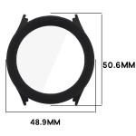 Carcasa cu protectie ecran BizonMobile Adamo compatibila cu Xiaomi Watch S5, Matte Black 3 - lerato.ro