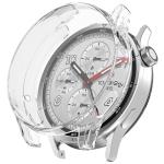 Carcasa cu protectie ecran BizonMobile Felipe compatibila cu Xiaomi Watch S5, Transparent 2 - lerato.ro