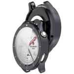 Carcasa cu protectie ecran BizonMobile Felipe compatibila cu Xiaomi Watch S5, Gri 8 - lerato.ro