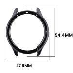Carcasa cu protectie ecran BizonMobile Felipe compatibila cu Xiaomi Watch S5, Gri 3 - lerato.ro