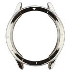 Carcasa cu protectie ecran BizonMobile Felipe compatibila cu Xiaomi Watch S5, Silver 7 - lerato.ro