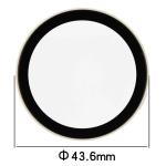 Carcasa cu protectie ecran din sticla securizata BizonMobile compatibila cu Huawei Watch GT6 41mm, Bej 4 - lerato.ro
