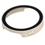 Carcasa cu protectie ecran din sticla securizata BizonMobile compatibila cu Huawei Watch GT6 41mm, Bej 8 - lerato.ro