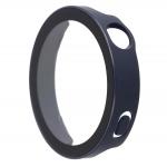 Carcasa cu protectie ecran din sticla securizata BizonMobile compatibila cu Huawei Watch GT6 41mm, Albastru 3 - lerato.ro