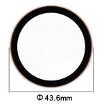 Carcasa cu protectie ecran din sticla securizata BizonMobile compatibila cu Huawei Watch GT6 41mm, Roz 4 - lerato.ro