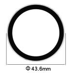 Carcasa cu protectie ecran din sticla securizata BizonMobile compatibila cu Huawei Watch GT6 41mm, Transparent 4 - lerato.ro