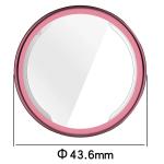 Carcasa cu protectie ecran BizonMobile Felipe compatibila cu Huawei Watch GT6 41mm, Roz 3 - lerato.ro