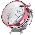 Carcasa cu protectie ecran BizonMobile Felipe compatibila cu Huawei Watch GT6 41mm, Roz 2 - lerato.ro